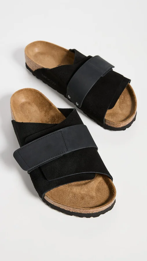Birkenstock Kyoto Suede Nubuck Sandals - Image 3