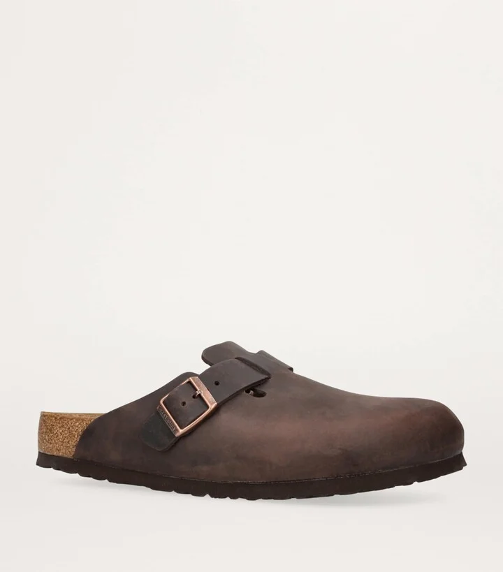 Birkenstock Leather Boston Clogs - Image 3