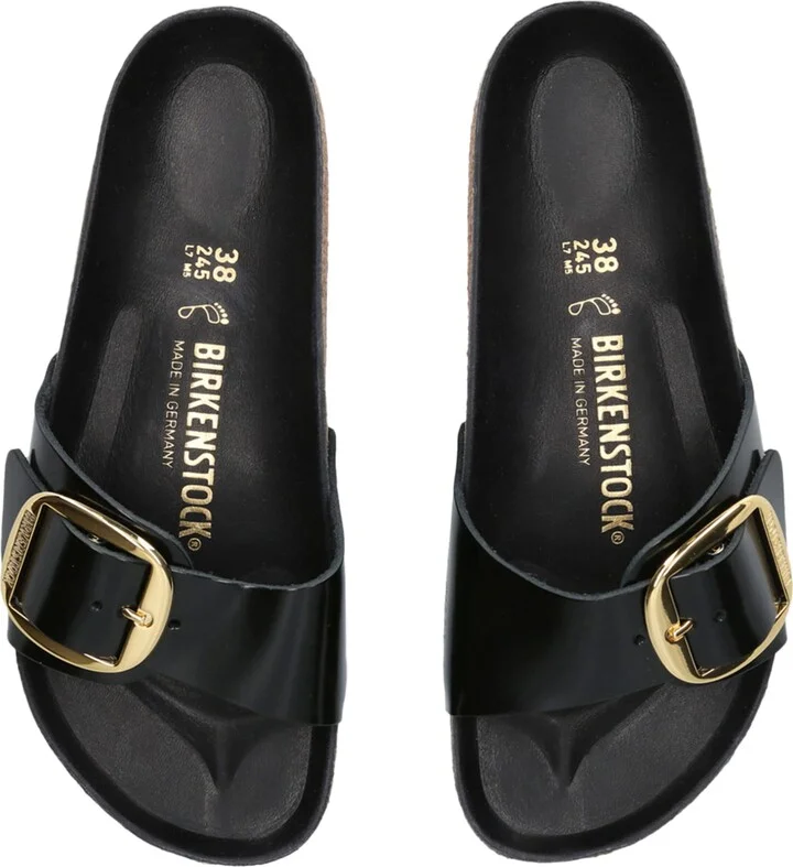 Birkenstock Leather Madrid Big Buckle Sandals - Image 4