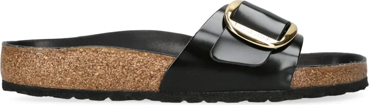 Birkenstock Leather Madrid Big Buckle Sandals