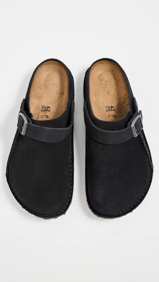 Birkenstock Lutry 365 Suede Mules - Image 6