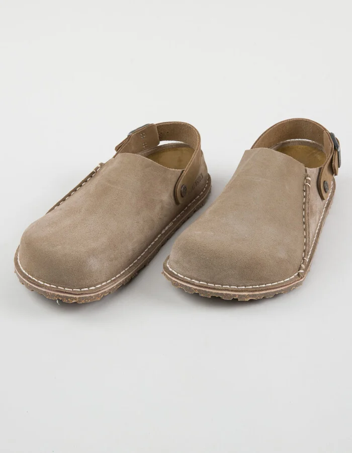 BIRKENSTOCK Lutry Premium Suede Mens Clogs