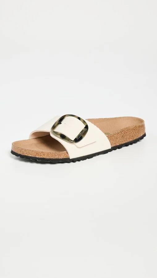 Birkenstock Madrid Big Buckle Canvas Sandals - Image 2