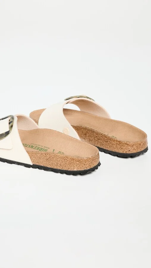 Birkenstock Madrid Big Buckle Canvas Sandals - Image 3