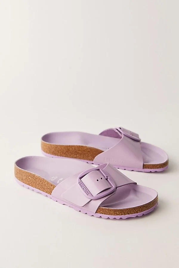Birkenstock Madrid Big Buckle High Shine Sandals - Image 2