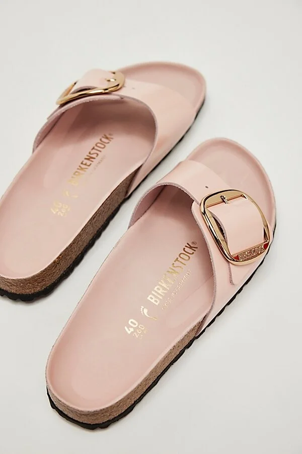 Birkenstock Madrid Big Buckle High Shine Sandals - Image 3