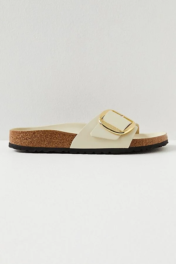 Birkenstock Madrid Big Buckle High Shine Sandals - Image 3