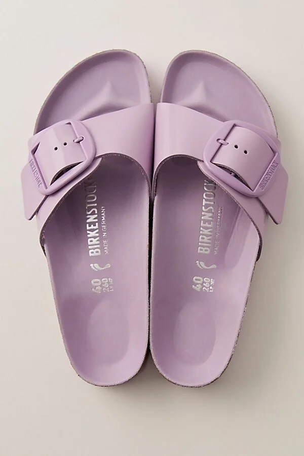 Birkenstock Madrid Big Buckle High Shine Sandals