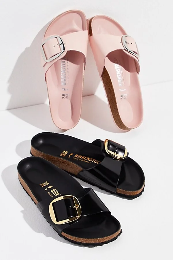 Birkenstock Madrid Big Buckle High Shine Sandals