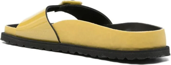 Birkenstock Madrid Shiny Patent Leather Slides Shoes - Image 4