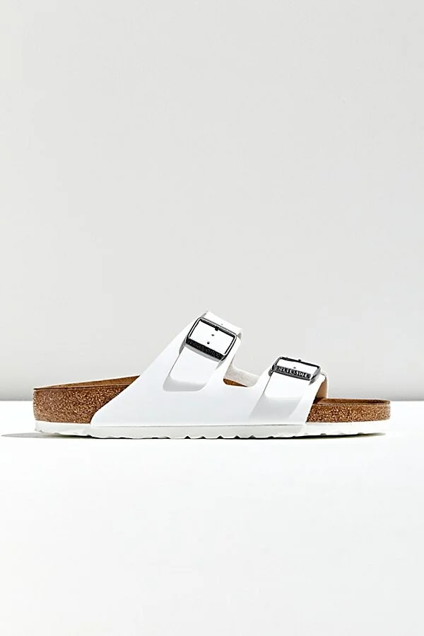 Birkenstock Men's Arizona Birko-Flor Sandal in White