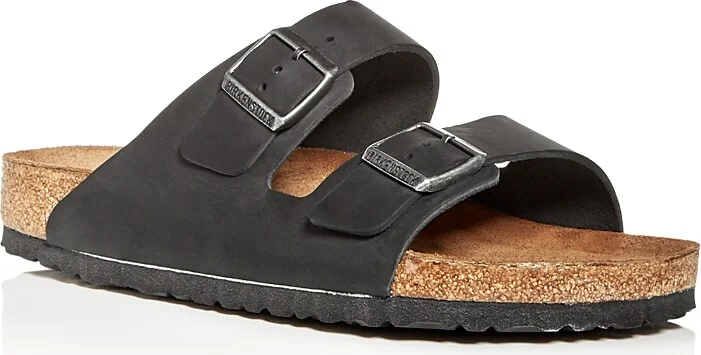 Birkenstock Men's Arizona Slide Sandals in Black