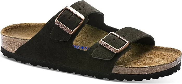 Birkenstock Men's Arizona Slide Sandals in Mocha