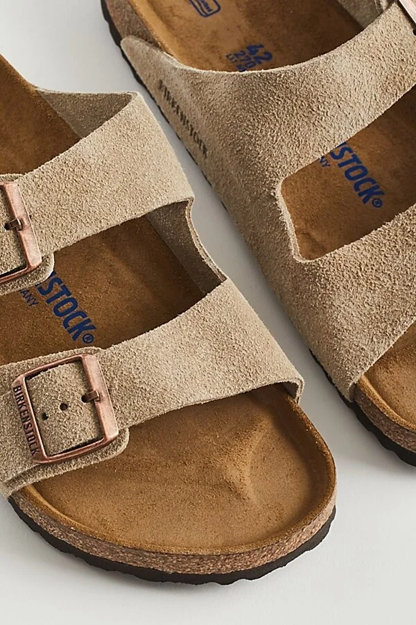 Birkenstock Men's Arizona Soft Footbed Sandal in Mink at Urban Outfitters - Image 10