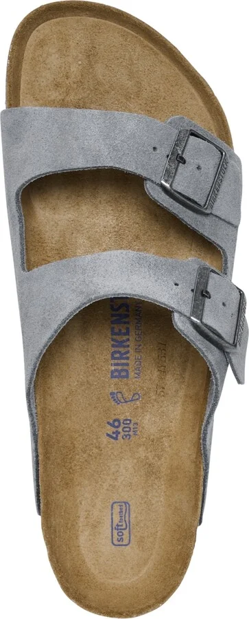 Birkenstock Men's Arizona Suede Leather Soft Footbed Casual Sandals from Finish Line - Image 11