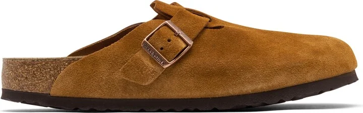 Birkenstock Men's Boston Soft Footbed Suede Leather Clogs from Finish Line - Image 2