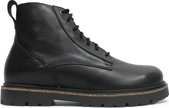 Birkenstock Men's Highwood Mid Lace-Up Deep Blue-Leather Chelsea Boot