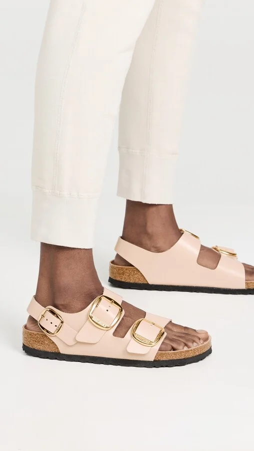 Birkenstock Milano Big Buckle High Shine Sandals - Image 3