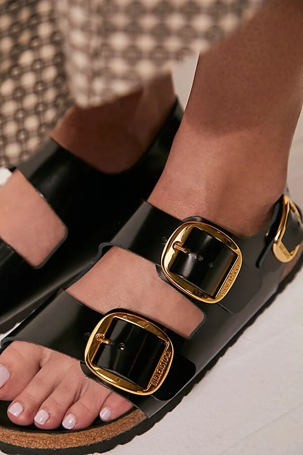 Birkenstock Milano Big Buckle High Shine Sandals - Image 2