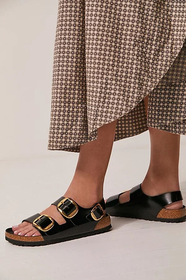 Birkenstock Milano Big Buckle High Shine Sandals - Image 3