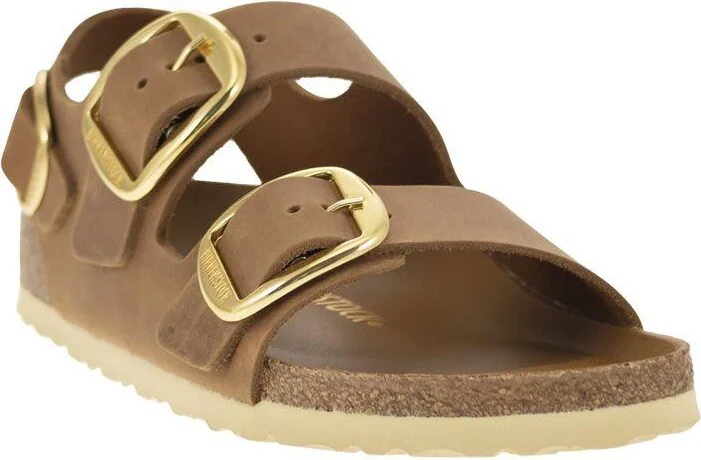 Birkenstock Milano Big Buckle - Oiled Leather Sandal - Image 2