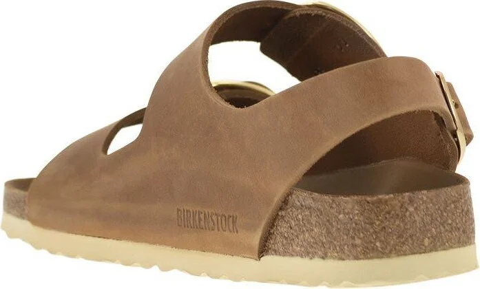 Birkenstock Milano Big Buckle - Oiled Leather Sandal - Image 3