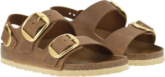 Birkenstock Milano Big Buckle - Oiled Leather Sandal - Image 4