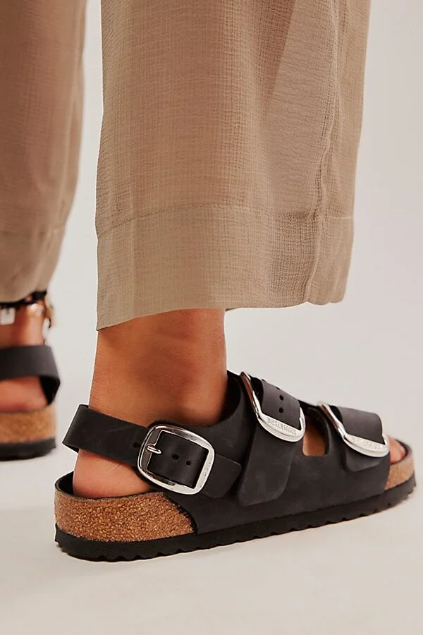 Birkenstock Milano Big Buckle Sandals - Image 3