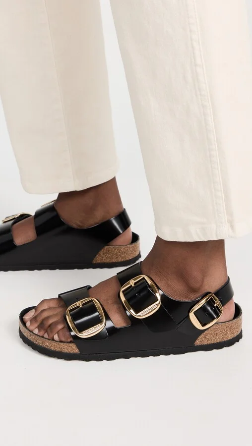 Birkenstock Milano Big Buckle Sandals - Image 3
