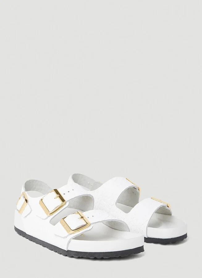 Birkenstock Milano Embossed Sandals - Woman Sandals White Eu - 35 - Image 2