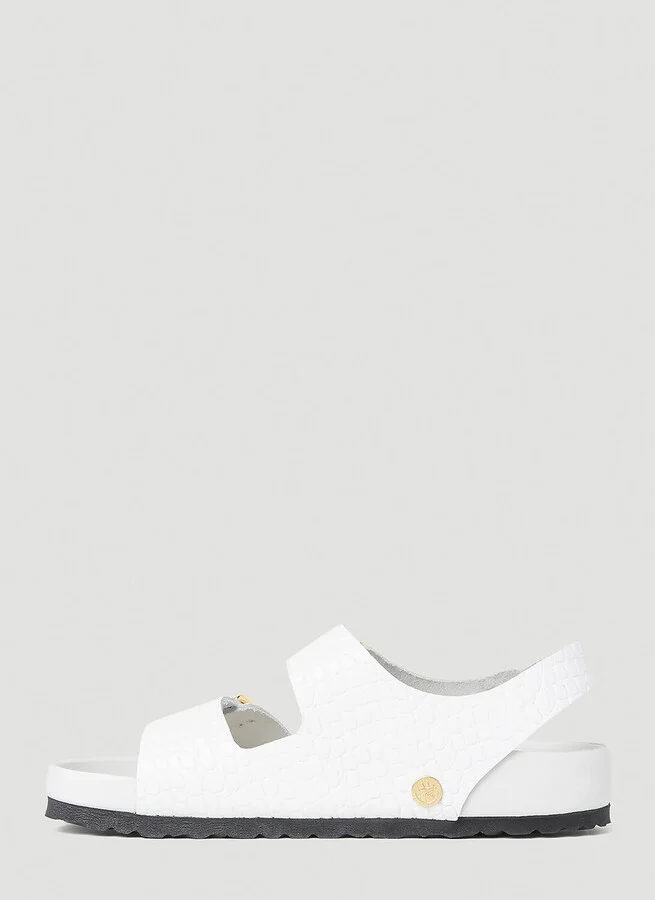 Birkenstock Milano Embossed Sandals - Woman Sandals White Eu - 35 - Image 3