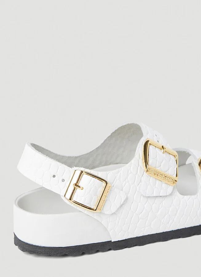 Birkenstock Milano Embossed Sandals - Woman Sandals White Eu - 35 - Image 6