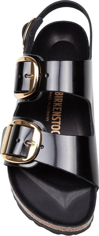 Birkenstock Milano Model Sandal In Lacquered Leather - Image 2
