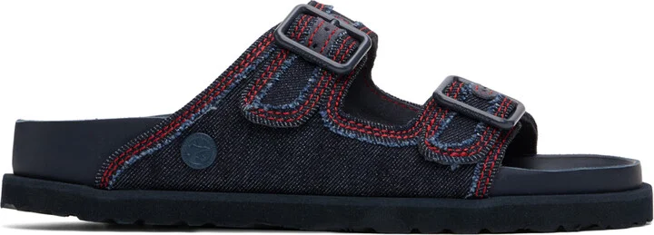 Birkenstock Navy 1774 Arizona Denim Sandals
