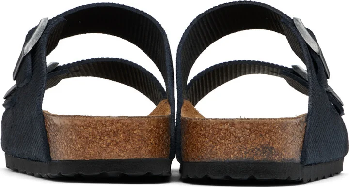 Birkenstock Navy Regular Arizona Sandals - Image 2