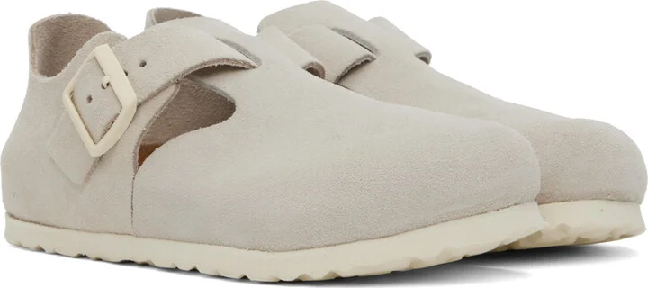 Birkenstock Off-White Narrow London Loafers - Image 4