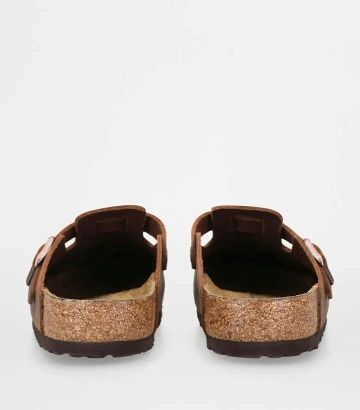 Birkenstock Oiled Leather Boston Clogs - Image 2