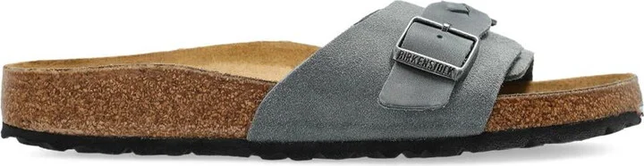 Birkenstock Oita Braided Basalt Gray, Suede Leather Shoes