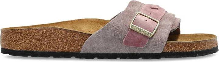 Birkenstock Oita Braided Faded Purple, Suede Leather Shoes
