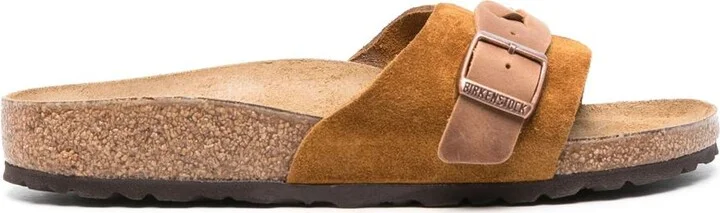 Birkenstock Oita Braided Mink, Suede Leather Shoes