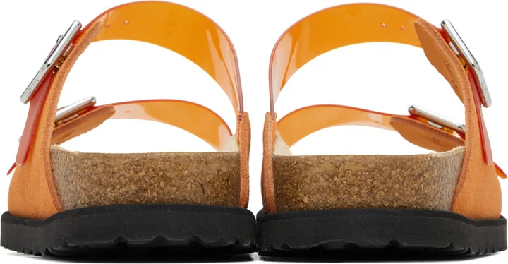 Birkenstock Orange 1774 Arizona PVC Milky Sandals - Image 2