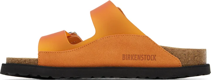 Birkenstock Orange 1774 Arizona PVC Milky Sandals - Image 3