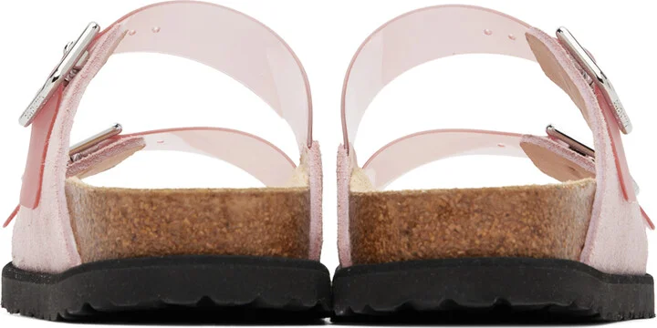 Birkenstock Pink 1774 Arizona PVC Milky Sandals - Image 2