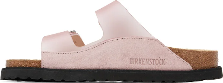 Birkenstock Pink 1774 Arizona PVC Milky Sandals - Image 3