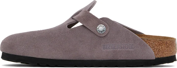Birkenstock Purple Narrow Boston Loafers - Image 3
