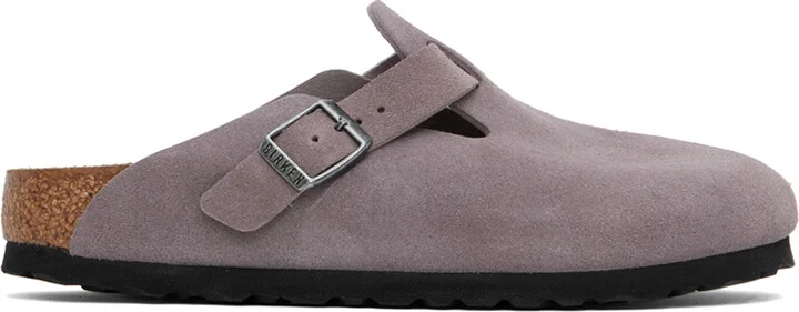 Birkenstock Purple Narrow Boston Loafers