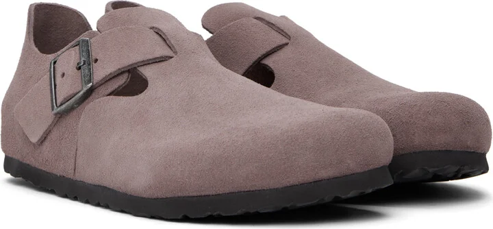 Birkenstock Purple Regular London Loafers - Image 4