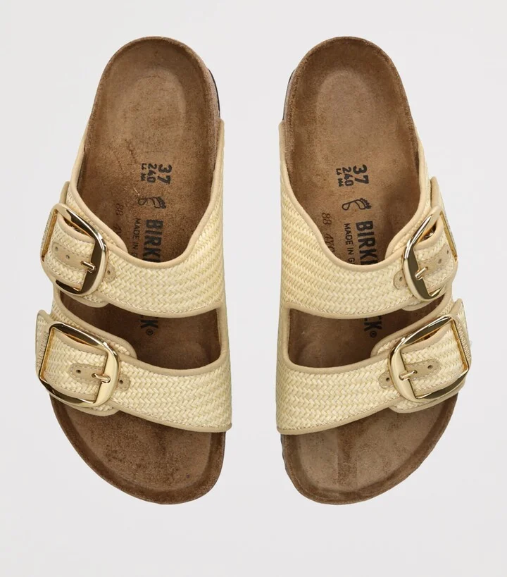 Birkenstock Raffia Arizona Sandals - Image 4