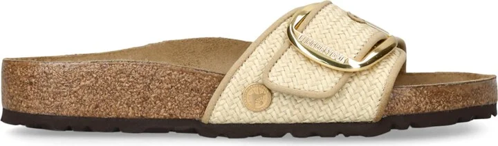Birkenstock Raffia Madrid Big Buckle Sandals