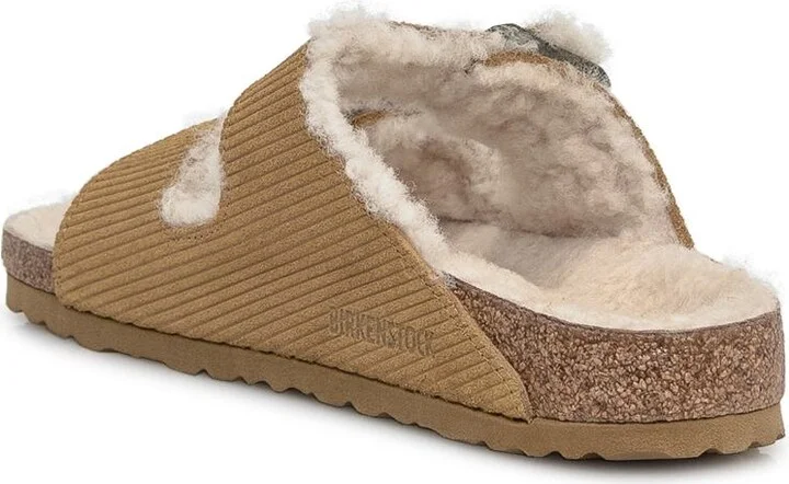 Birkenstock Sandalwood Arizona Shearling Cord - Image 3